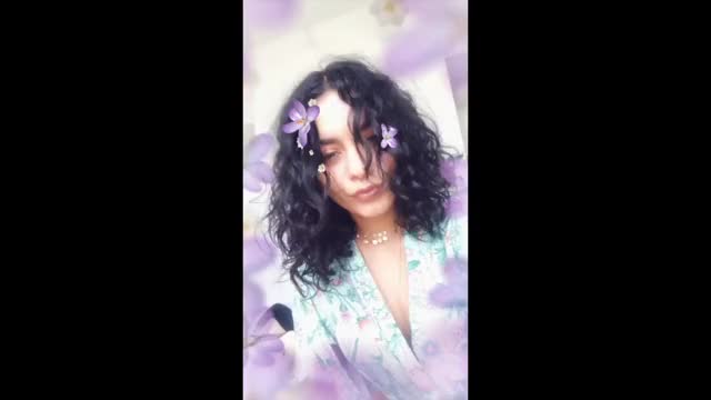 Vanessa Hudgens IG Curls Comp.