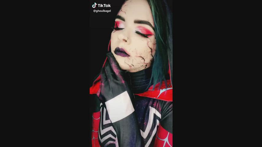 goth split screen porn tiktok gif