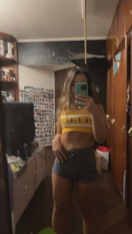 brazilian brunette teen gif