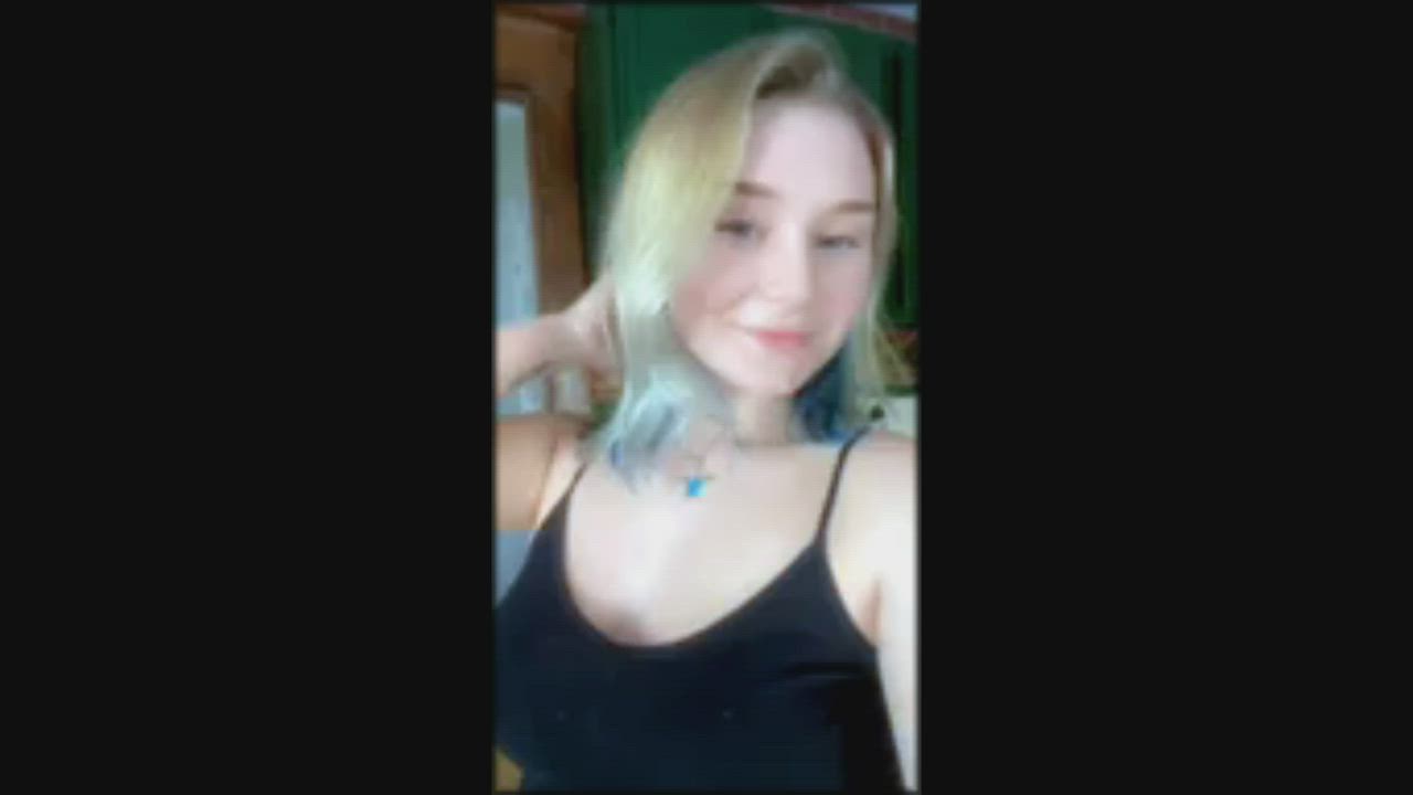 21 Years Old Amateur Blonde gif
