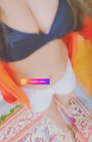 Big Tits Boobs Camgirl Cleavage Desi Indian gif