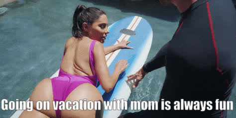 caption lela star mom son swimsuit taboo gif