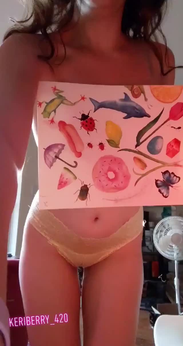 I hope you like my painting and pink nipples! (f) 38