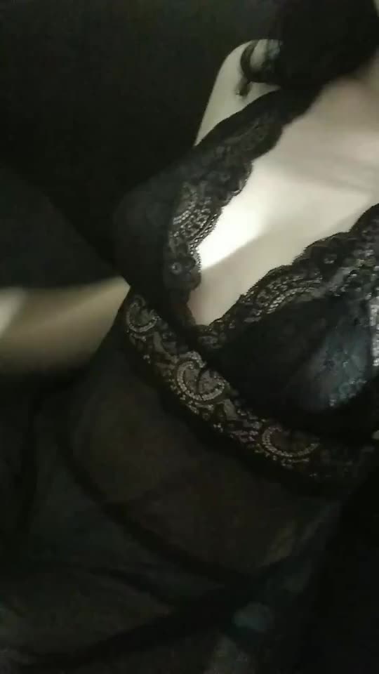 My tits in a black lace &lt;3