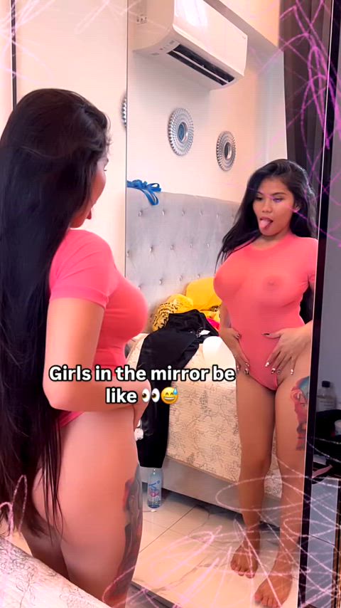 asian big tits boobs filipina see through clothing tattooed tits gif