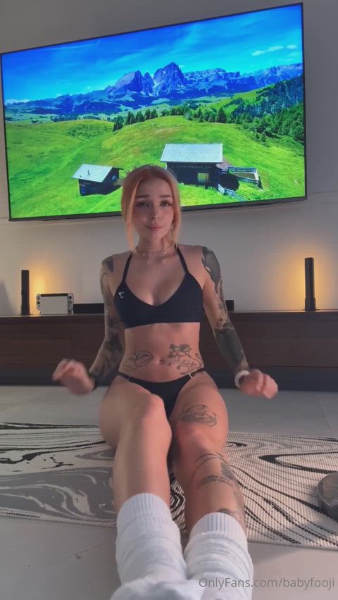 Babyfooji - Nude Stretching Video Leaked