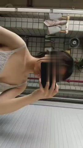 asian boobs selfie small nipples teen gif