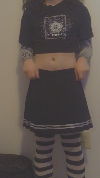 wanna see under my skirt? :3