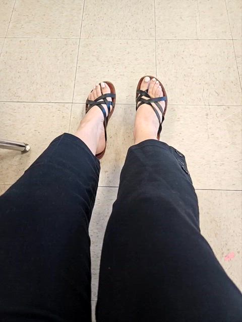 It's too hot for shoes in my classroom!