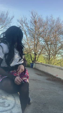 outdoor sissy sissy slut gif