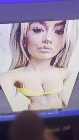 Emily Elizabeth cumtribute for cummingformycousin. What a delicious cumshot and tits