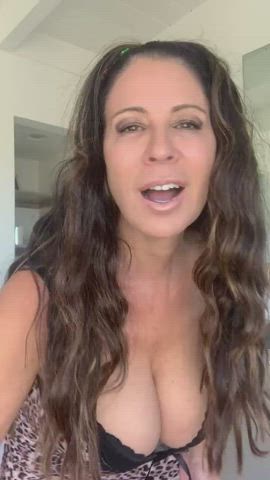 Busty MILF Natural Tits gif