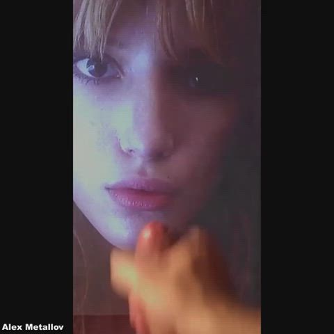 bella thorne big dick cock cum cumshot jerk off male masturbation masturbating moaning