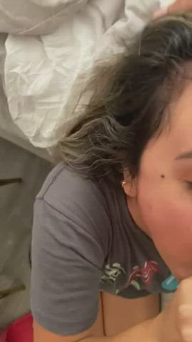 Bukkake Cum In Mouth Cum Swallow Latina gif