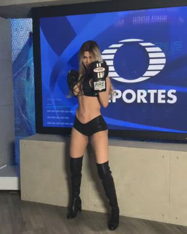 blonde mexican model gif