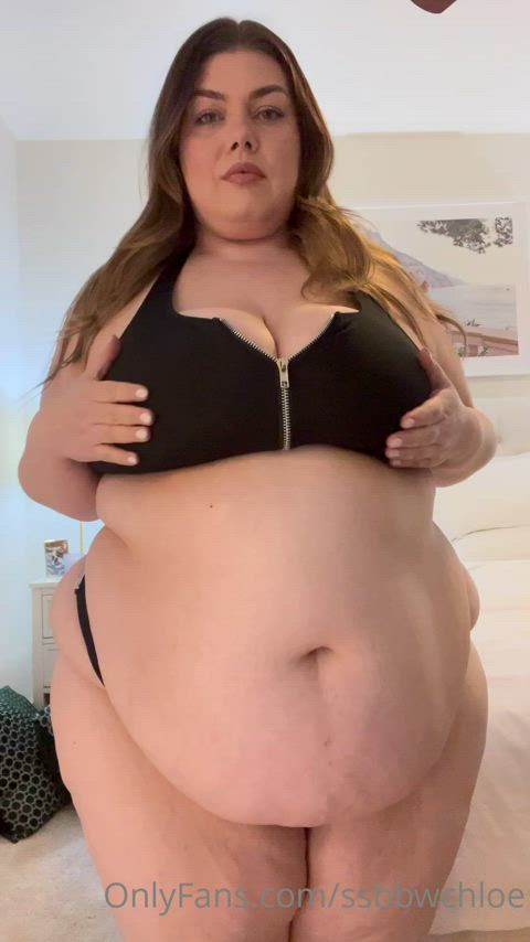 bbw brunette chubby lingerie underwear gif