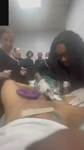 cfnm doctor penis waxing gif