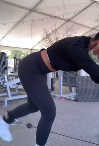 ass bending over workout gif
