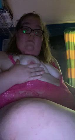 BBW Boobs Lingerie gif