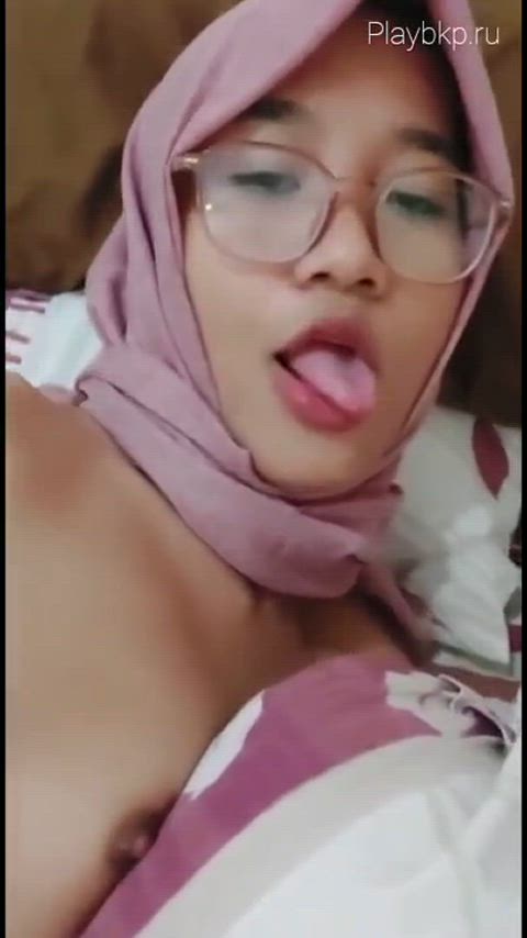 ass cute hijab gif