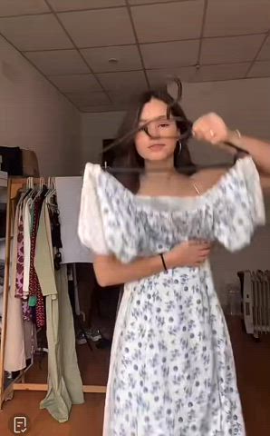 boobs nipslip tiktok gif