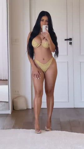 latina lingerie sensual gif