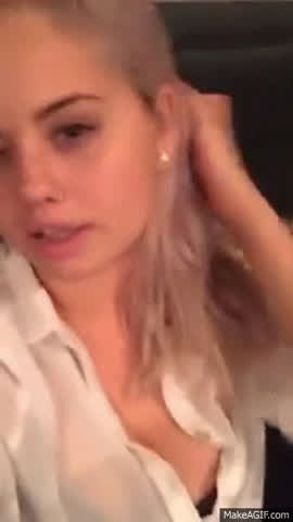 Big Tits Boobs Celebrity Debby Ryan Flashing Upskirt gif