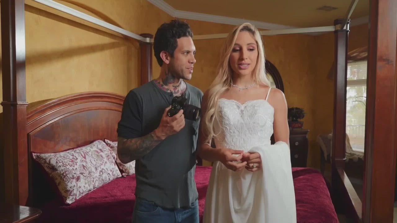 Abella Danger wedding photo shoot