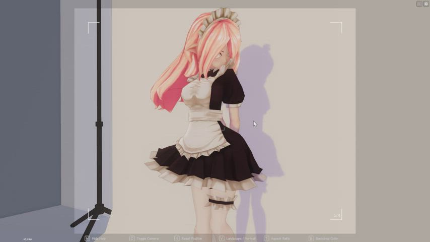 anime heels maid gif