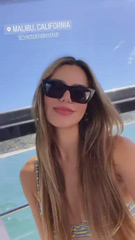 Bikini Natural Tits Victoria Justice gif