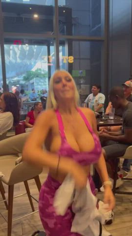 Bimbo watching the World Cup