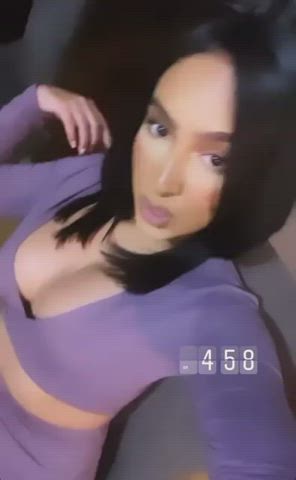 Breast Sucking Cleavage Tits gif