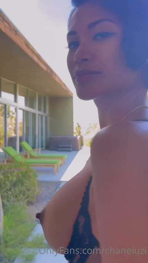 ass bikini chanel uzi close up gif