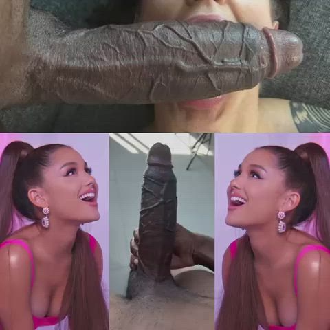 ariana grande bbc babecock gif