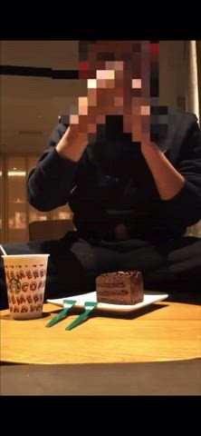 Super risky public Starbucks cum. Very hot. Not OC