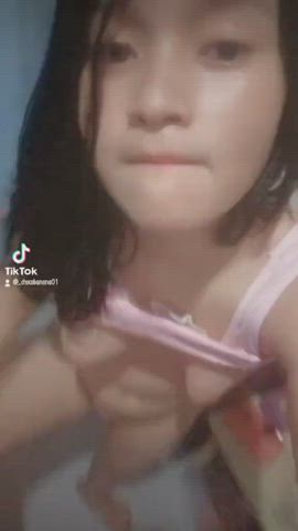 indonesian small tits tiktok gif