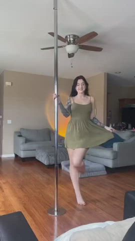 MILF Pole Dance TikTok gif