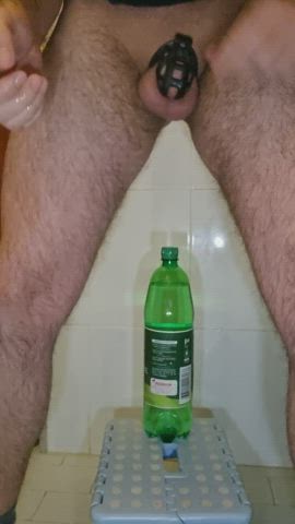 Soda bottle up my ass as if it's nothing. My ass is beyond repair