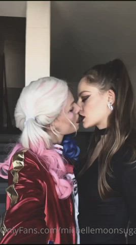Kissing Lesbians Russian gif