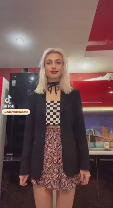 Blonde Girls TikTok gif