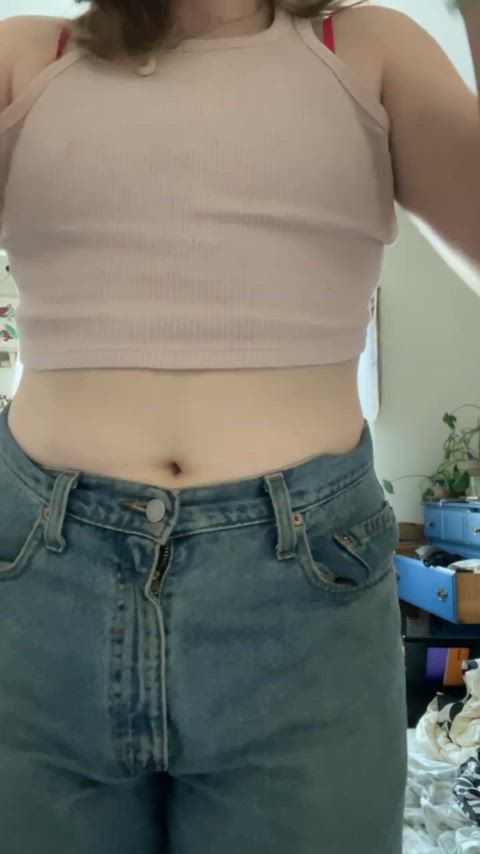 chubby feedee trans trans woman trans girls belly transbian gif