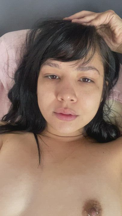 Asian Nipple Piercing Nude gif