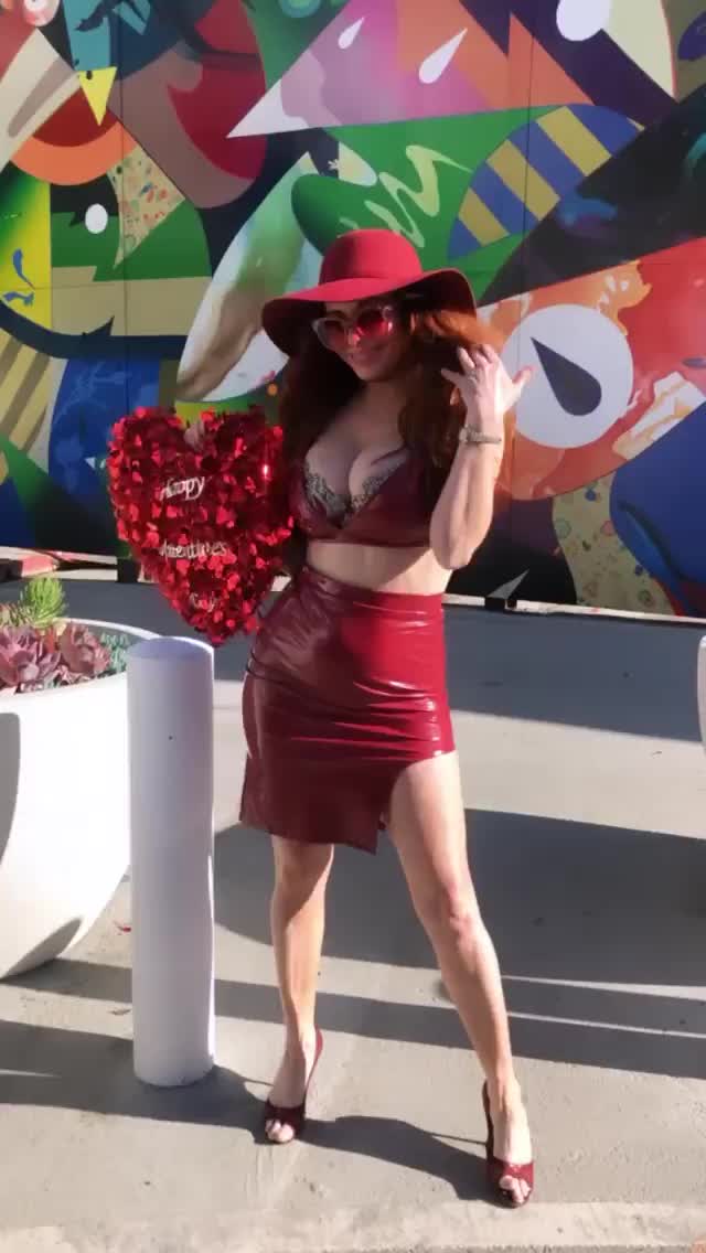 Phoebe Price Wishes You a Happy Valentine’s Day in Beverly Hills