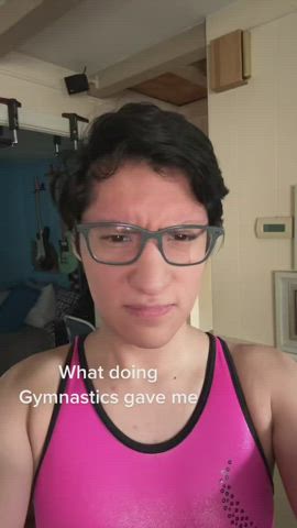 femboy gymnast spandex gif