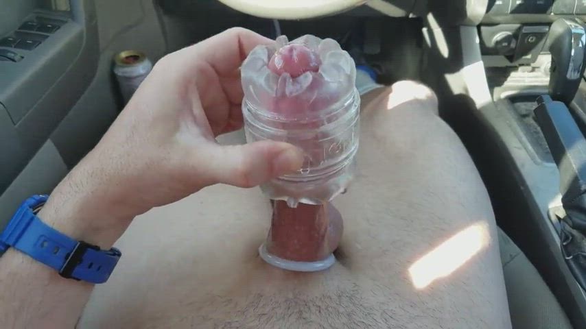 cumshot fleshlight masturbating gif