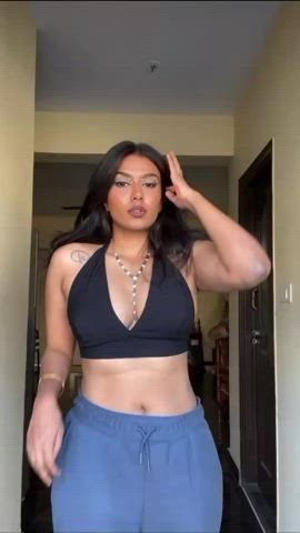 big ass big tits dancing desi indian teen twerking gif