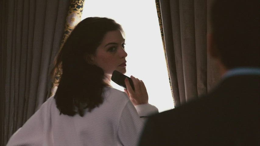Anne Hathaway Celebrity High Heels Lingerie Slow Motion gif