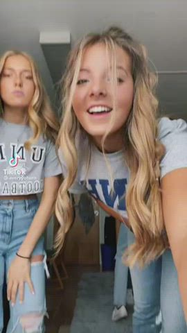 college girls tiktok gif