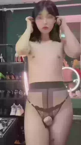 Asian Cute Femboy gif