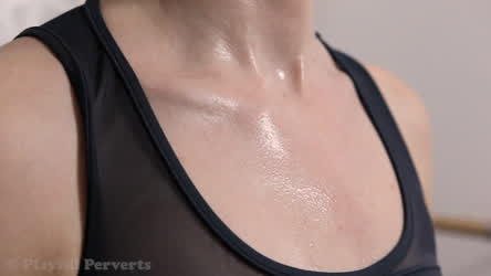 Bodysuit Close Up Fetish Fitness Teen Workout gif